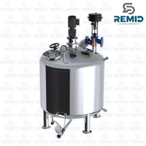 stainless steel pressurized tank for industry