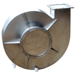 Stainless steel exhaust fan with Weg motor.