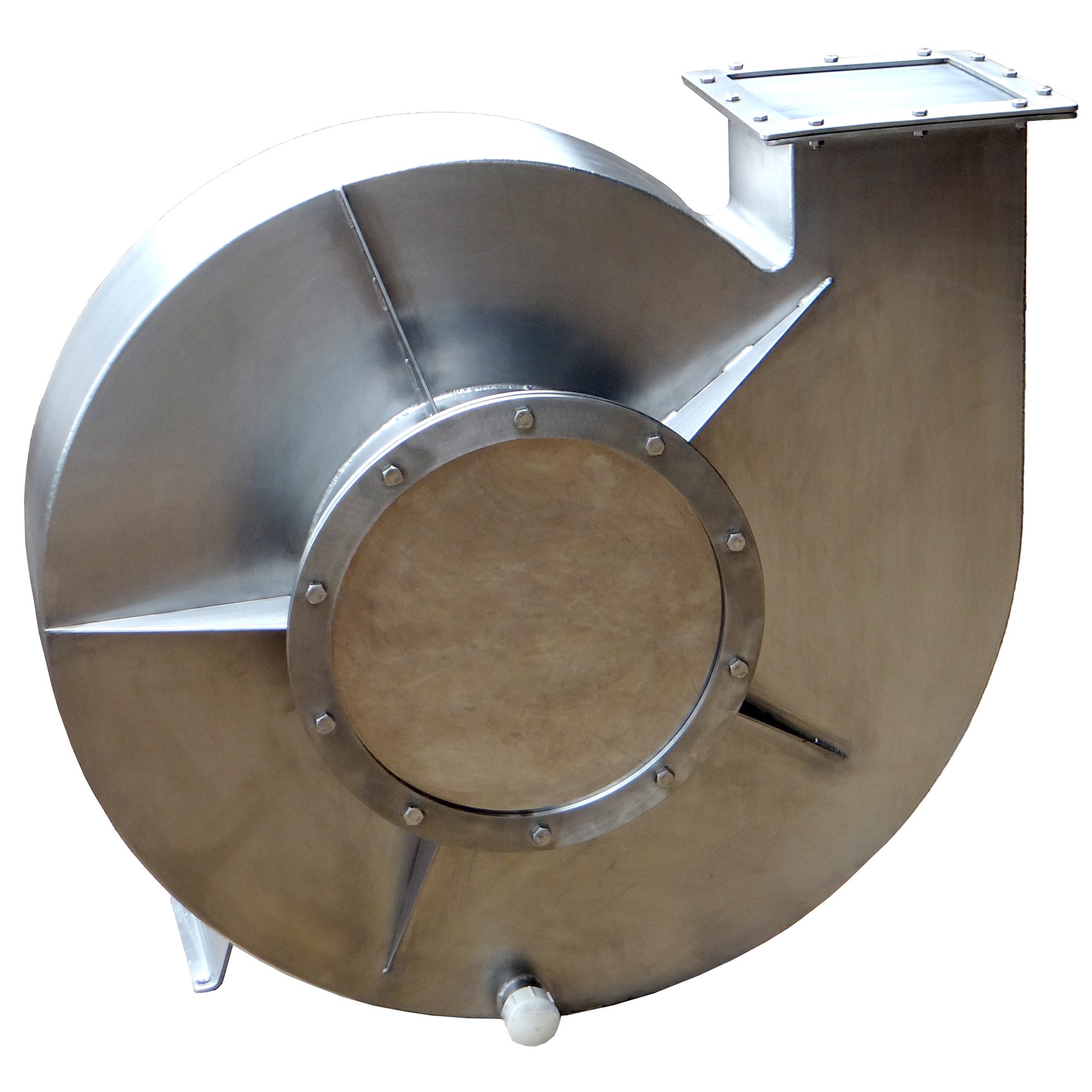 Stainless steel exhaust fan with Weg motor.