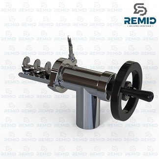 CAF2PI sample collector with screw thread.
