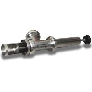 photo sample collector with spring rod